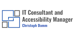 Logo of Christoph Damm - IT Consultant and Accessibility Manager